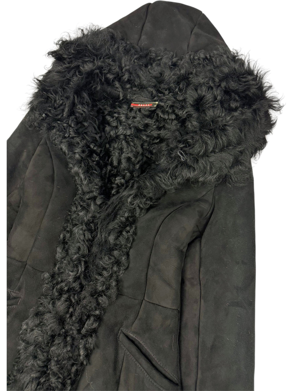 Vintage Prada Lammfell Mantel