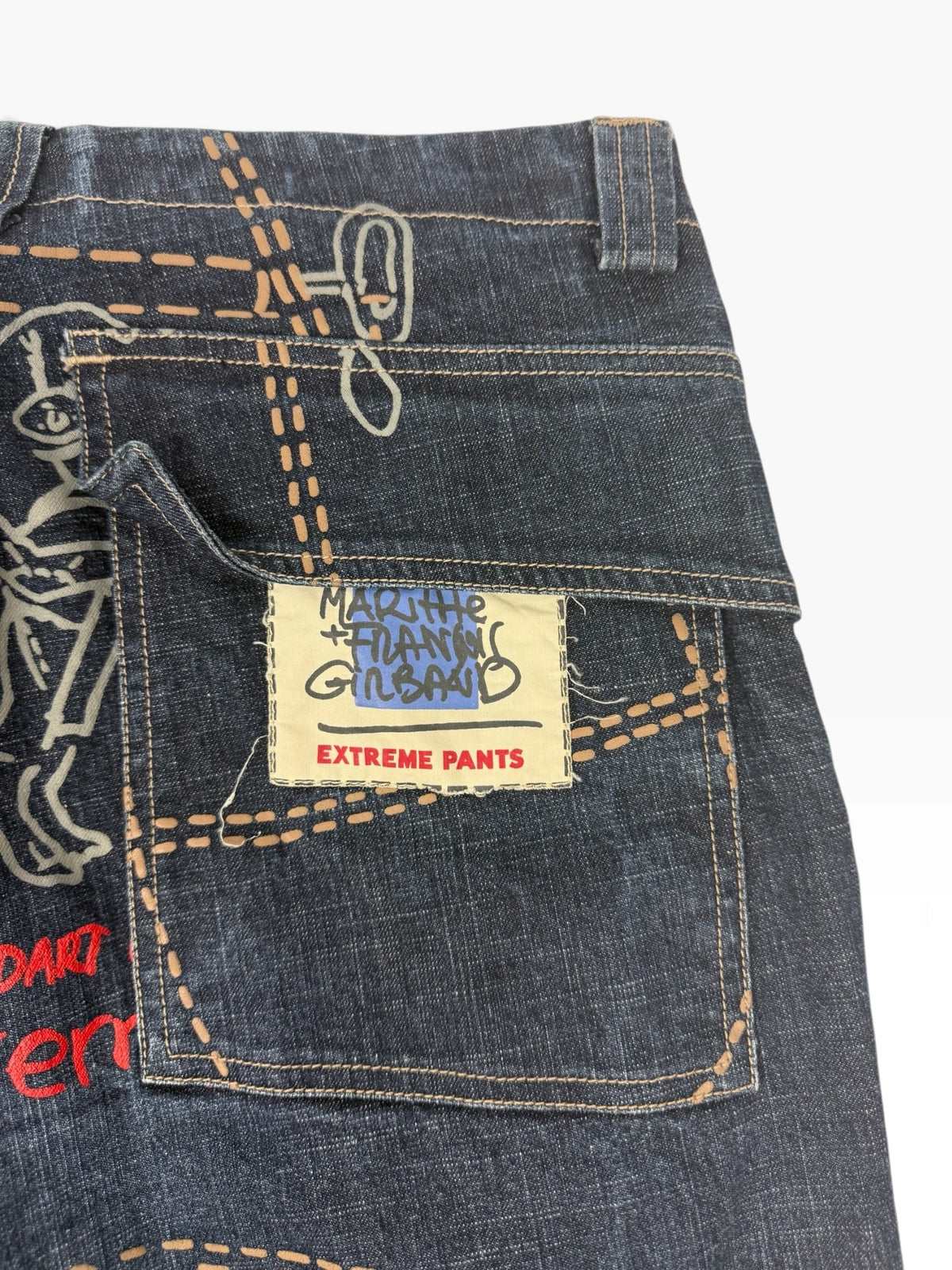Vintage Marithé + François Girbaud "Grafitti" Pants
