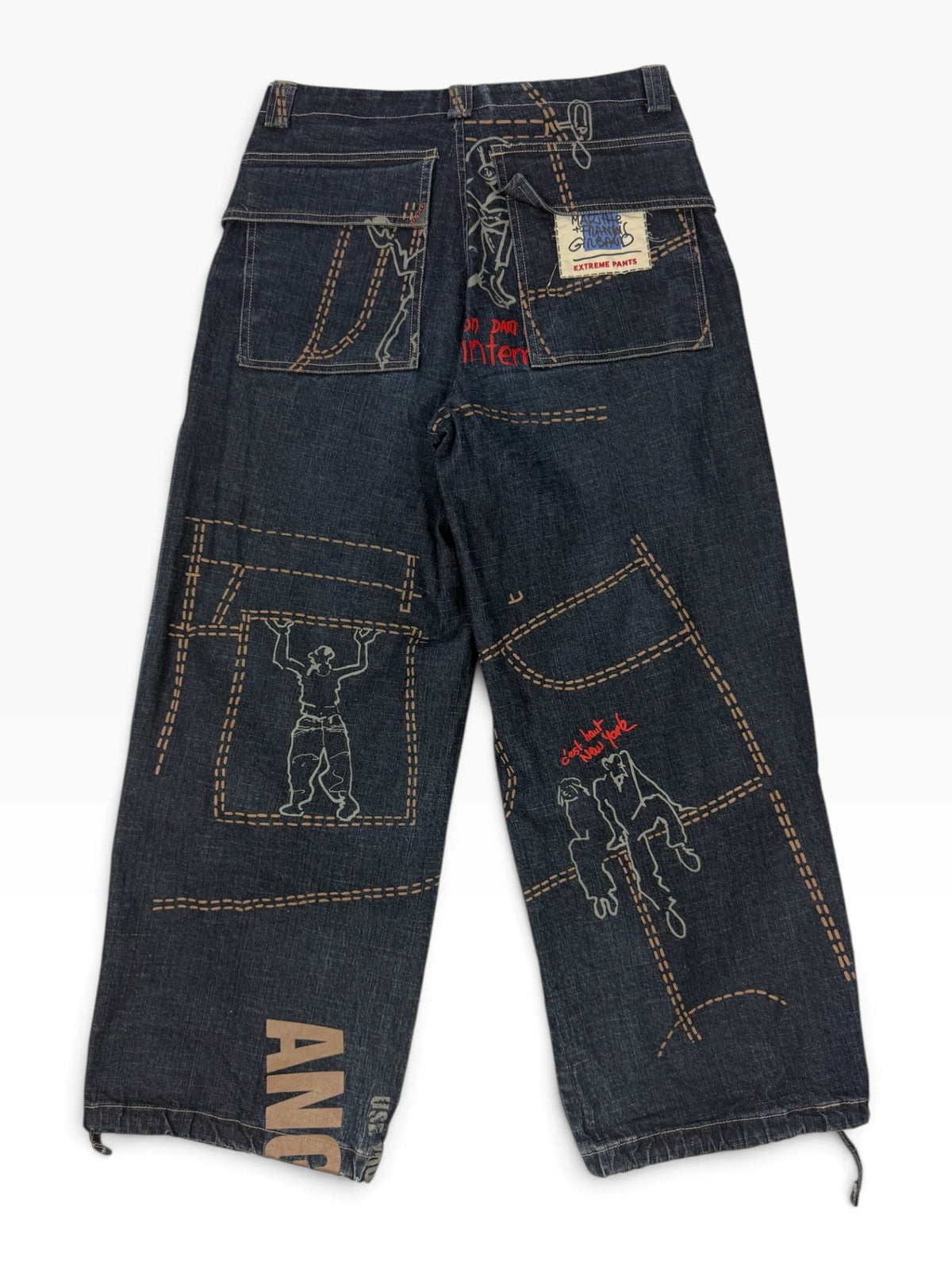 Vintage Marithé + François Girbaud "Grafitti" Pants
