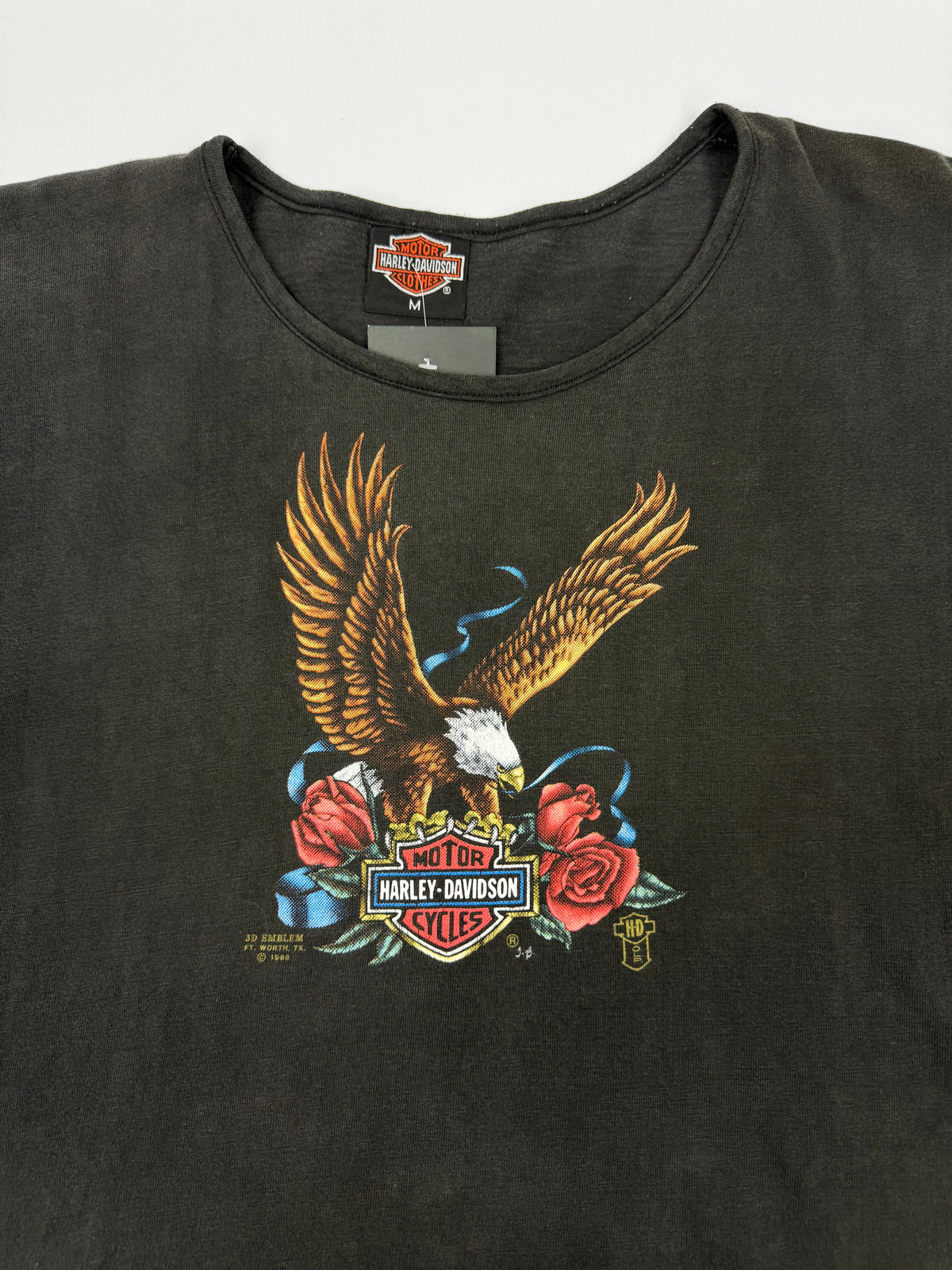 Vintage Harley-Davidson 3D-Emblem T-Shirt