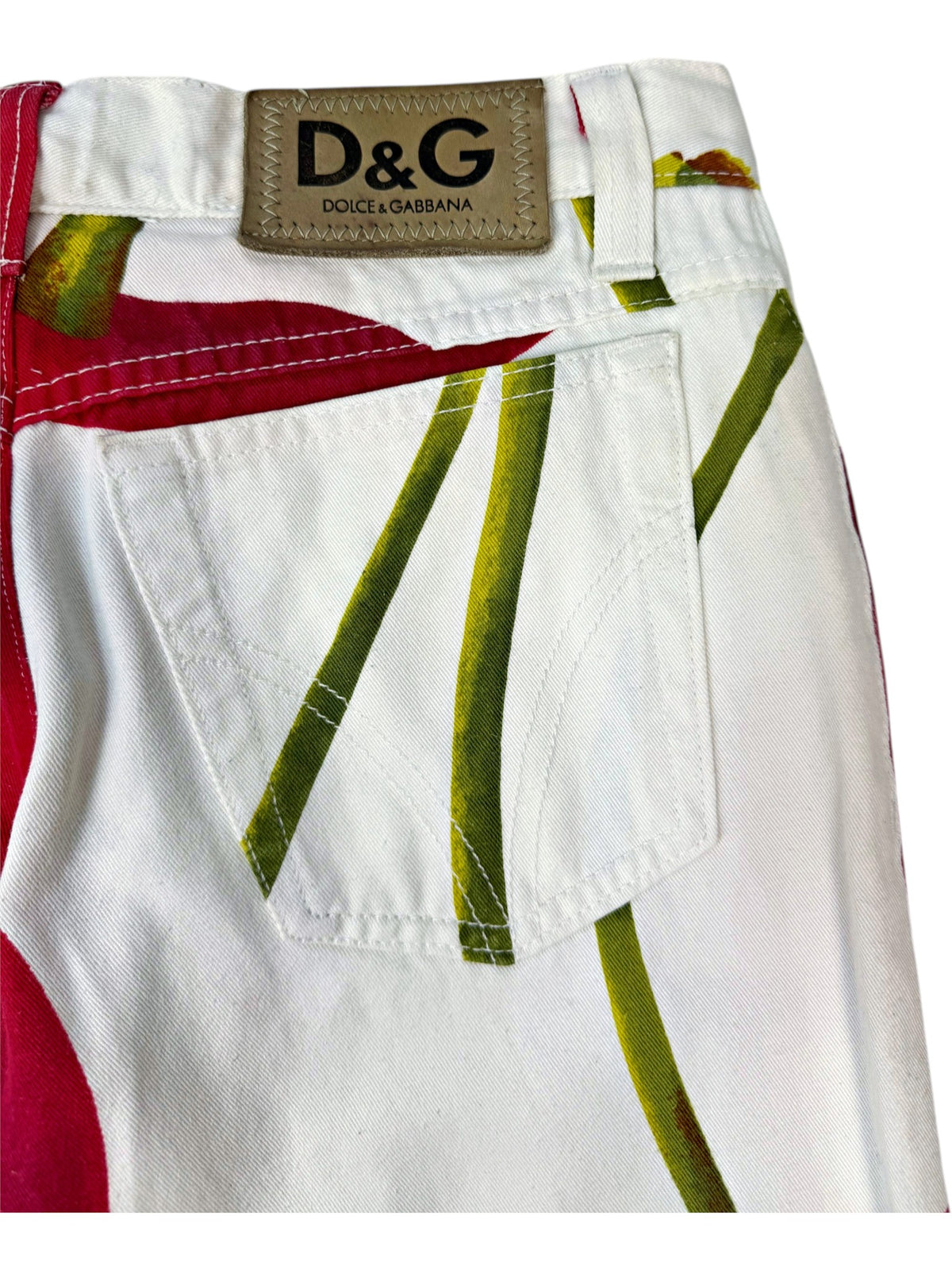 Vintage Dolce & Gabbana Cherry Capri Pants