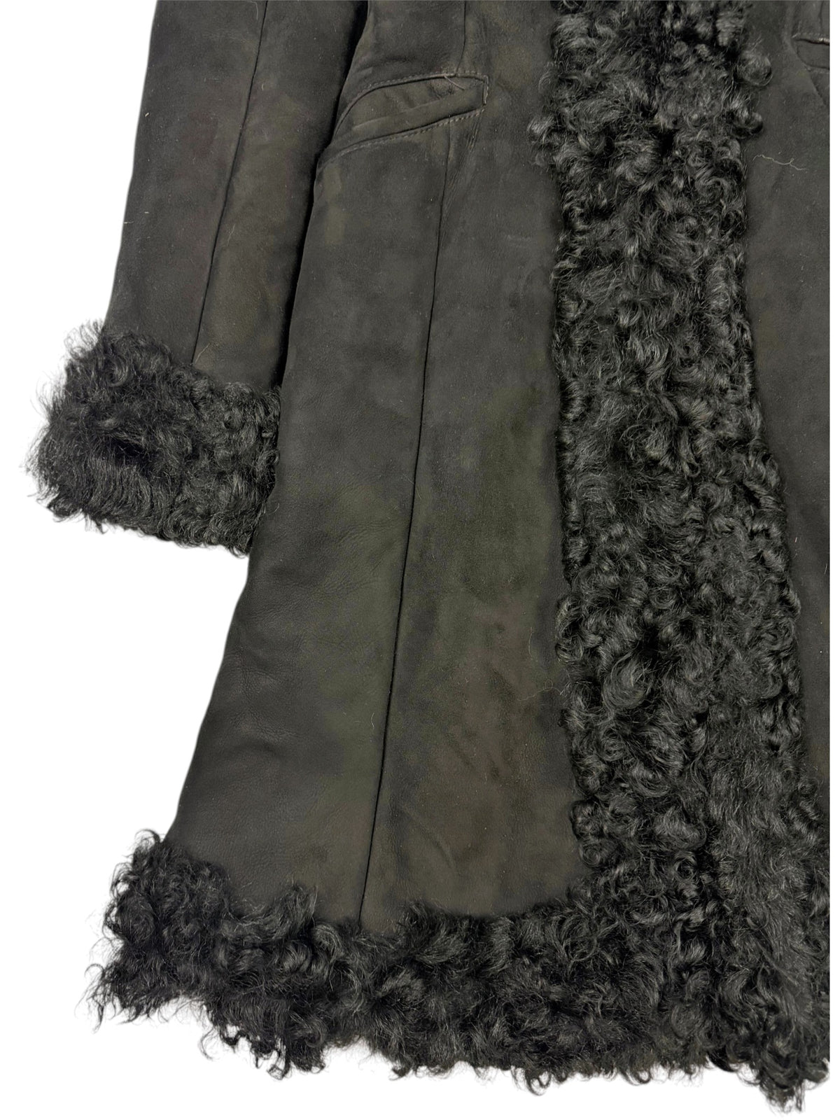 Vintage Prada Lammfell Mantel