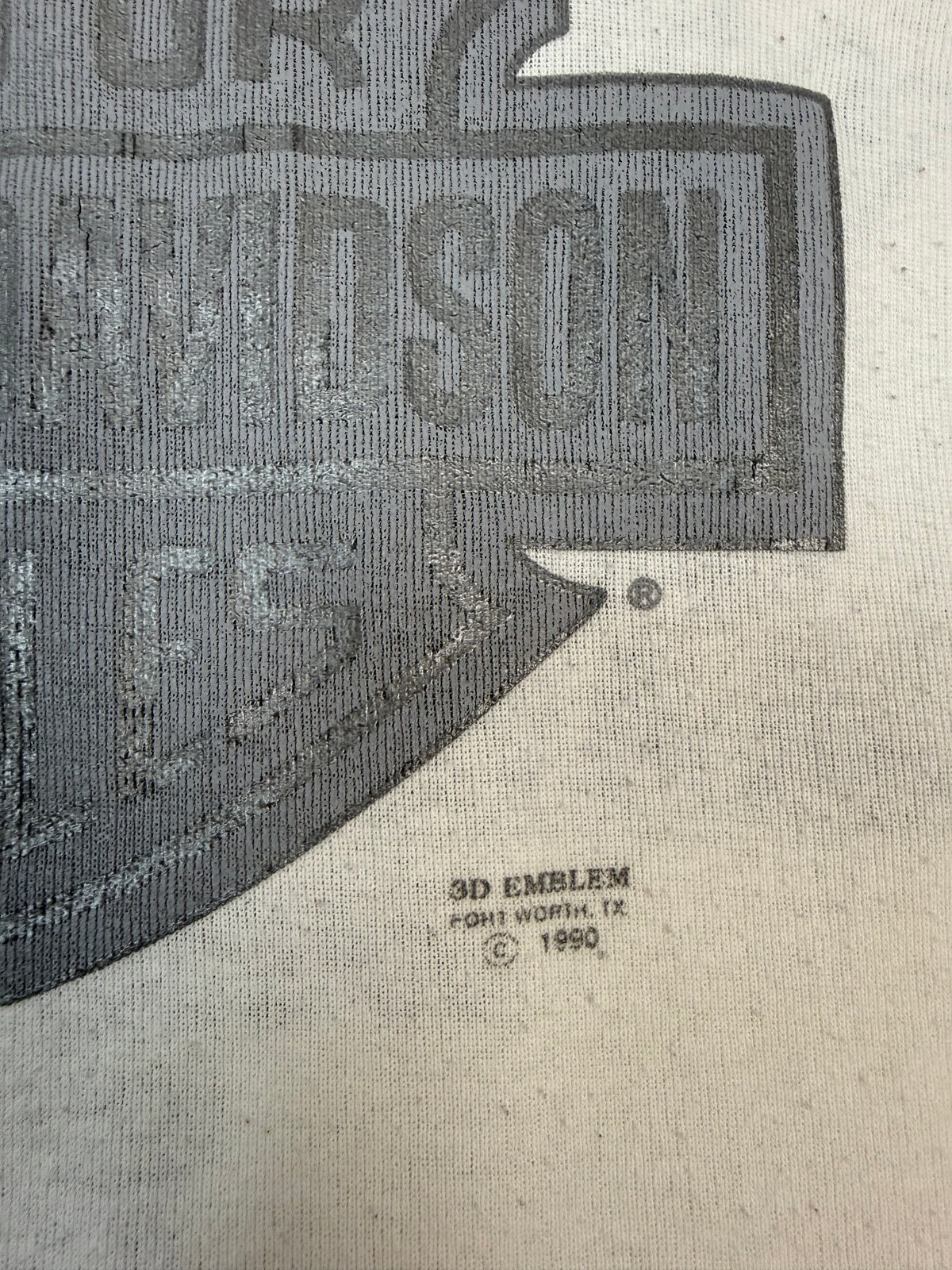 Vintage Harley-Davidson 3D Emblem Top