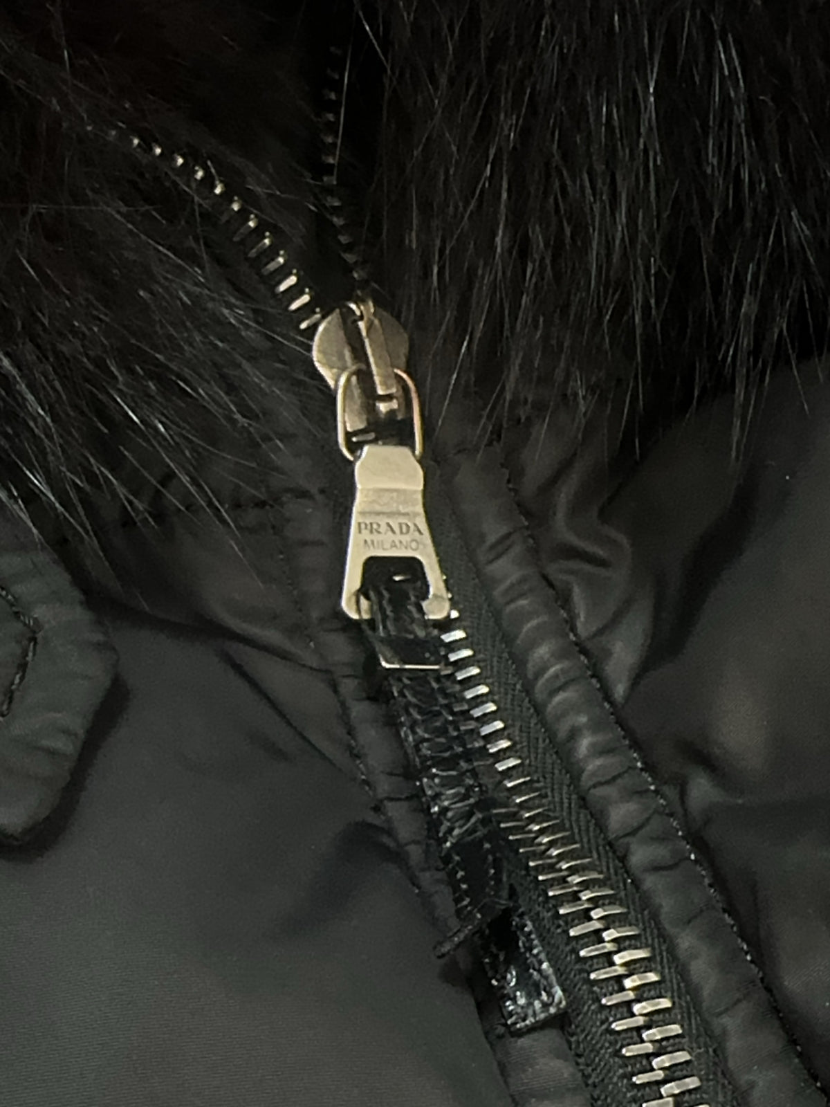 Prada "Blue Fox" Daunen Jacke